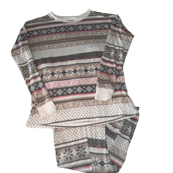 Simply Vera Vera Wang Other - Simply Vera Fair Isle Soft Lightweight Pajamas Small 2 Piece Set Joggers